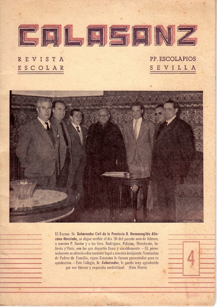 Revista CALASANZ abril 1961